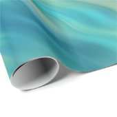 青あじさい波状テクスチャ ラッピングペーパー (ロールコーナー)