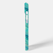 青あじさい波状テクスチャ Case-Mate iPhoneケース (裏面 / 左)