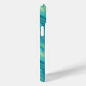 青あじさい波状テクスチャ Case-Mate iPhoneケース (裏面 / 右)