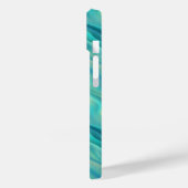 青あじさい波状テクスチャ Case-Mate iPhoneケース (裏面 / 左)