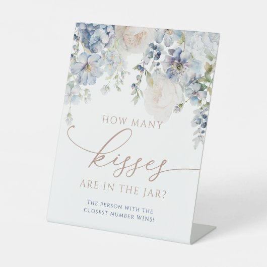 青あじさい瓶の中にキスの数 台座サイン (正面)