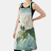 青あじさい白 エプロン (インサイチュ)