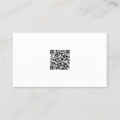 青あじさい花ウォーターカラーフローリスト 名刺 (裏面)