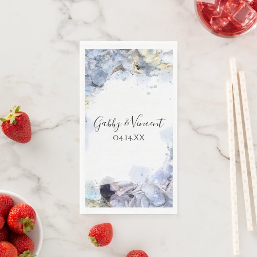 青あじさい花ウォーター結婚カラー (インサイチュ)