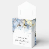 青あじさい花ウォーター結婚カラー フェイバーボックス (オープン)