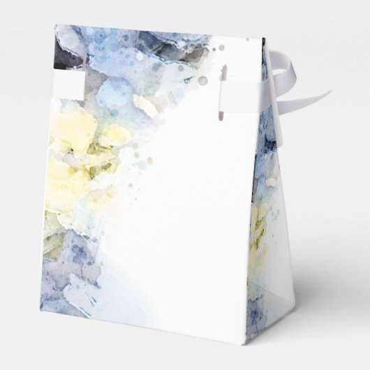 青あじさい花ウォーター結婚カラー フェイバーボックス (裏面サイド)