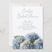 青あじさい花シャワ縁どー招待状 招待状 (正面)