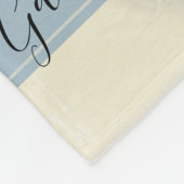 青あじさい花結婚の フリースブランケット (角)