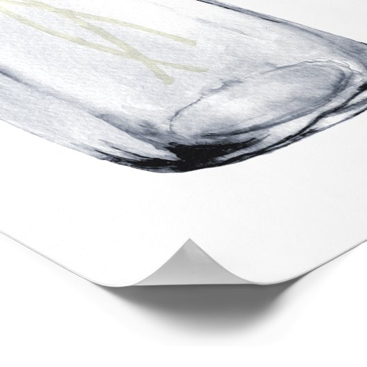 青あじさい80私たちはあなたを愛するもの70誕生日 ポスター (角)