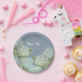 青あじさい/ほこり青 ペーパープレート (パーティー)