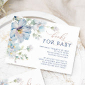 青あじさい&バラ花ブックリクエストカード エンクロージャーカード