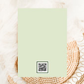 青あじさいQRコードの前夜 招待状