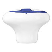 青いいかりの航海のなテーマのキャビネットのノブ セラミックノブ (側面)