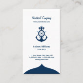 青いいかりの航海のな名刺 名刺 (正面)