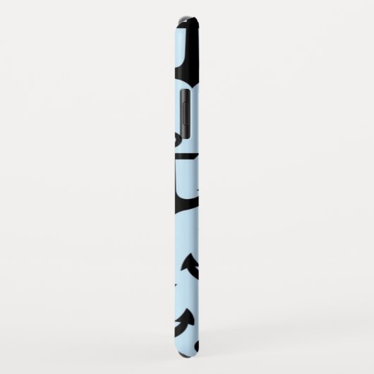 青いいかりのiPhone XRの箱 Case-Mate iPhoneケース (裏面/右)