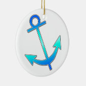 青いいかり セラミックオーナメント (右)