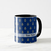 青いいかり マグカップ (正面右)