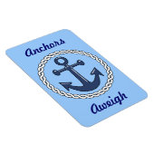 青いいかりAweighステートルームのドアマーカー マグネット (右側)