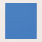 青いおもしろいカードで鴨を鳴らす 名刺 (内部フラット)