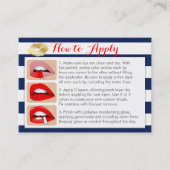 青いおよび白の金ゴールドのキスは及び先端カード適用します 名刺 (正面)