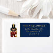 青いお洒落くるみ割り ラベル (インサイチュ)