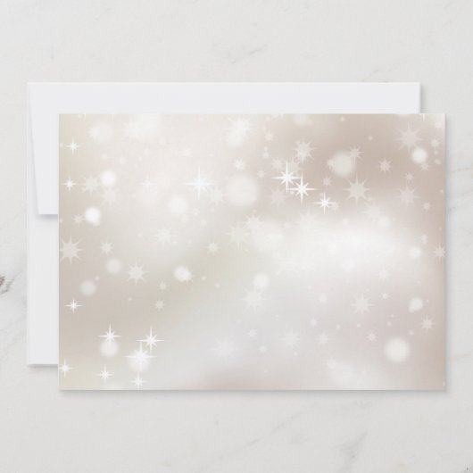 青いお祝いと写真葬式 招待状 (裏面)