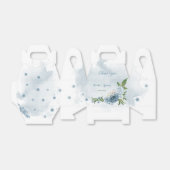 青いかわいらし花は緑 フェイバーボックス (折り畳みなし)