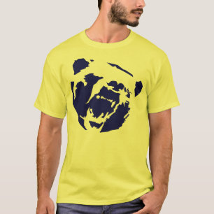 青いくまのワイシャツ Tシャツ