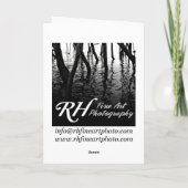 青いくま カード (裏面)