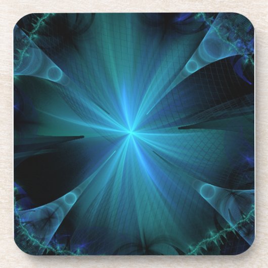 青いくらげ コースター (正面)