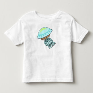 青いくらげ トドラーTシャツ