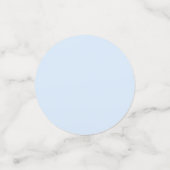 青いこうのとりの男の子のベビーシャワー コンフェッティ (スモール正面)