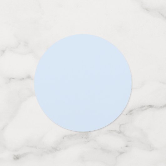 青いこうのとりの男の子のベビーシャワー コンフェッティ (スモール正面)