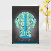 青いこものカード カード (黄色い花)