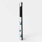 青いさくらんぼパターン Case-Mate iPhoneケース (裏面/左)