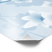 青いさくらんぼ咲く花 フォトプリント            (角)