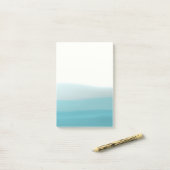 青いすくいの染料のポスト・イット ポストイット (デスク上)