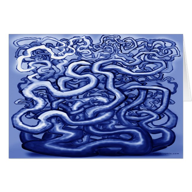 青いつる植物 (正面横)