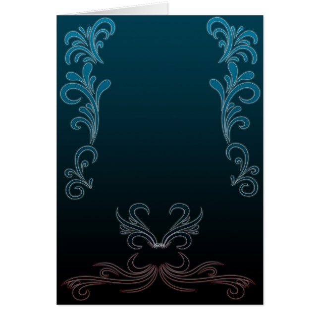 青いつる植物(ポートレート) (正面)