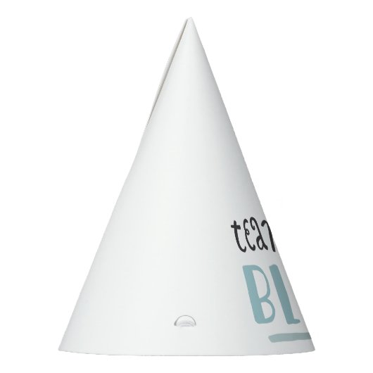 青いですかピンクのベビーの性は|のチーム青を明らかにします パーティーハット (左)