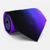 青いですかピンクグラデーションなタイを黒くするため ネクタイ (ロール)