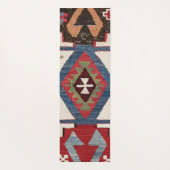 青いひし形矢印こんや// 19世紀 ヨガマット (裏面)