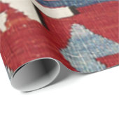 青いひし形矢印こんや// 19世紀 ラッピングペーパー (ロールコーナー)