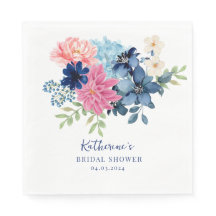 青いものがおしゃれな ブライダルシャワーのお出迎え