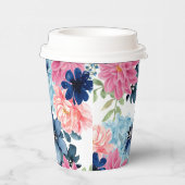 青いものが欲しい前に青いブライダルシャワーをします 紙コップ (右)