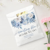 青いものが欲しい フラワーのペアシャワー フェイバーバッグ (封をした状態)