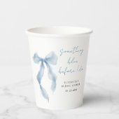 青いものを身に着ける前にドゥ・ボウのブライダルシャワー 紙コップ (正面)
