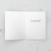 青いろうそくと旗の追悼 サンキューカード (内部)