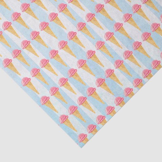 青いを使ったストロベリーアイスクリームコストライプーン 薄葉紙 (詳細)