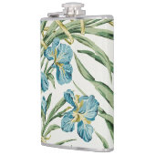 青いアイリス フラスク (左)